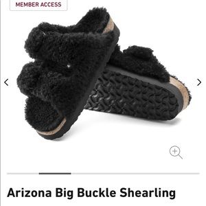 BIRKENSTOCK ARIZONA BIG BUCKLE SHEARLING